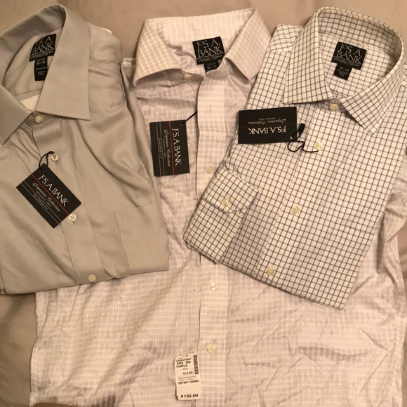 Jos. A. Bank Wrinkle fee Dress Shirt - Picture 1 of 4
